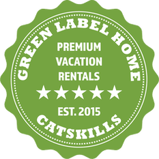 Green Label Home Logo 2023 - Premium Vacation Rentals in the Catskills